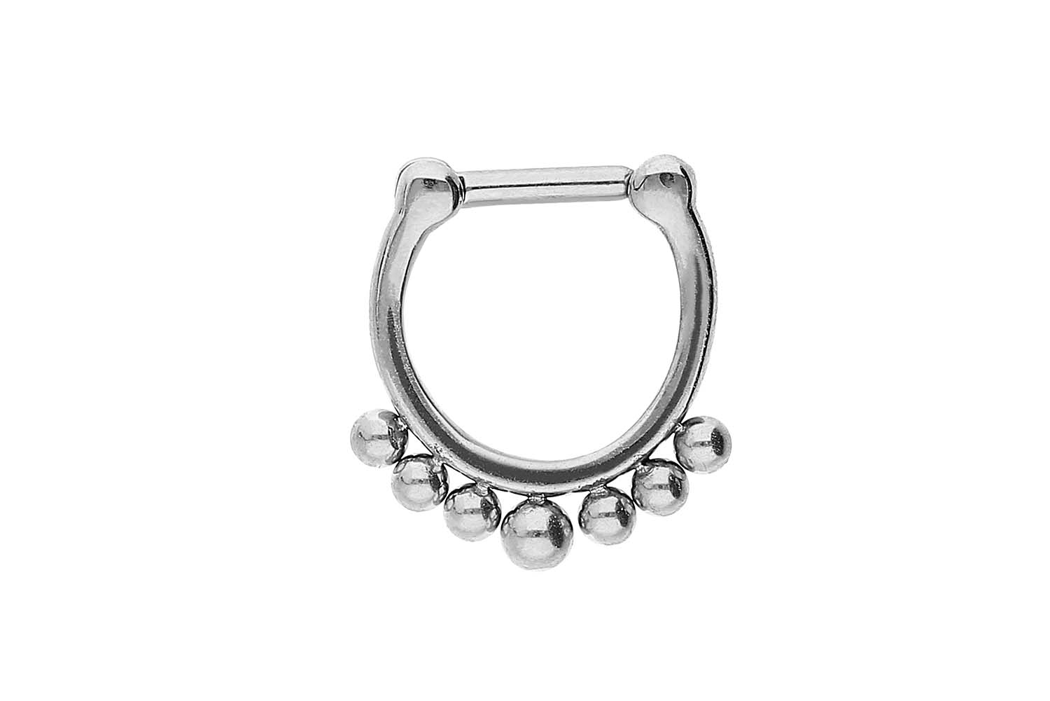 Chirurgenstahl Clicker 7 KUGELN ++SALE++ von Piercingline